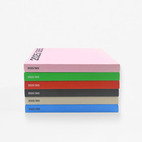 Marjolein Delhaas 2025 Basic Planner With Protective Vinyl Cover | 6 Colors 