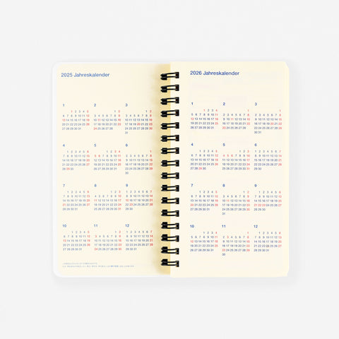 Delfonics Rollbahn 2025 Slim Monthly Planner Beige