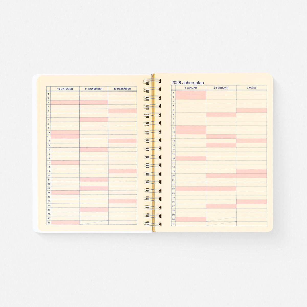 2027 Rollbahn Monthly Planner Sheer Light Blue | 3 Sizes