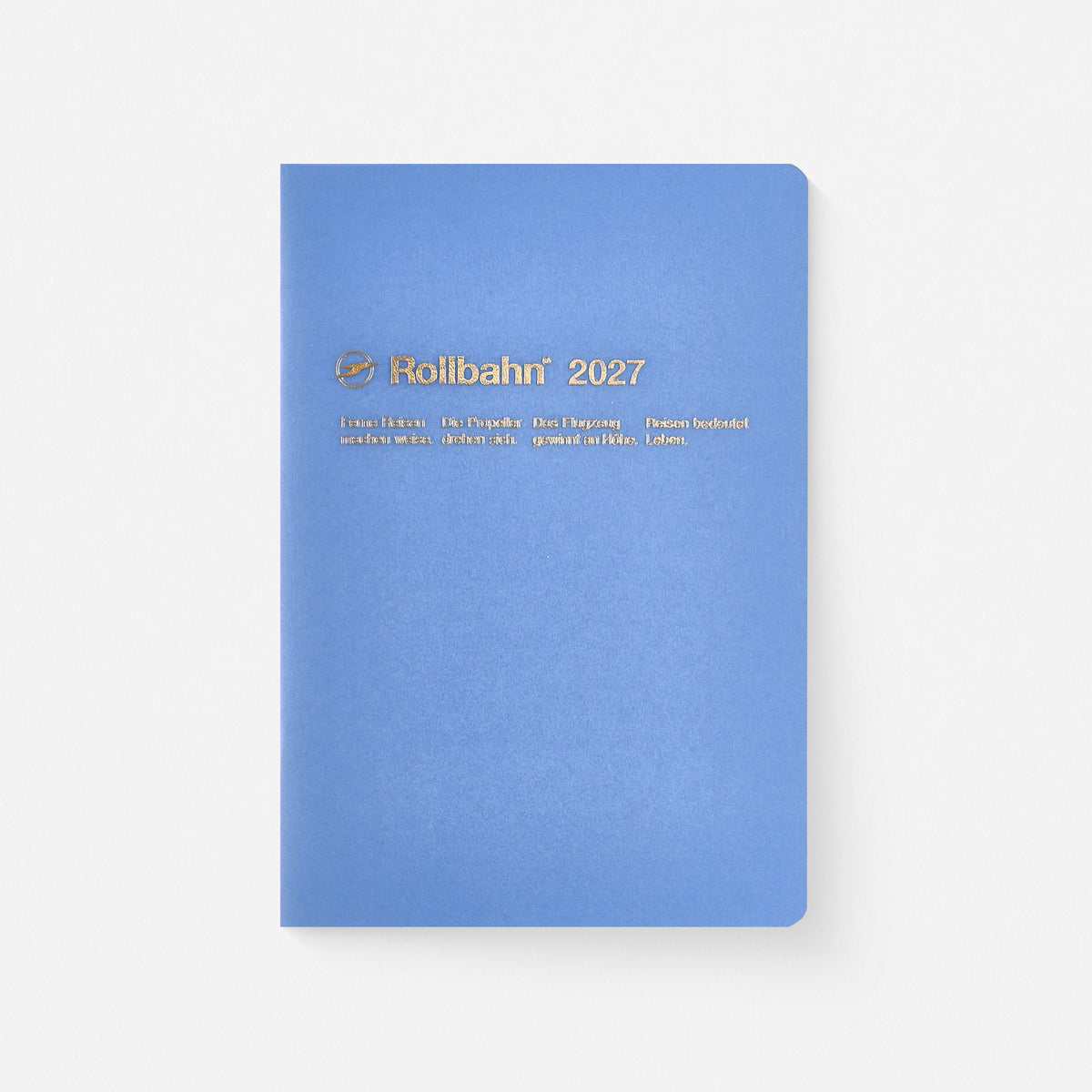 2027 Rollbahn Monthly Notebook Planner Clear Blue, Clear Pink Or Clear Gray | 2 Sizes