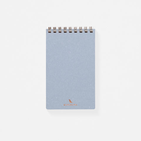 Kunisawa Find Ring Pocket Note Notebook Grid | 3 Colors Blue Mist