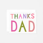 Banquet Workshop Thanks Dad Father's Day Card 