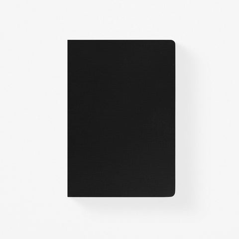 Bindewerk Linen Flex-Cover Notebook A5 Lined | 9 Colors Black