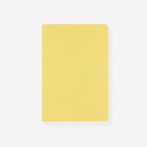Bindewerk Linen Flex-Cover Notebook A5 Lined | 9 Colors Yellow