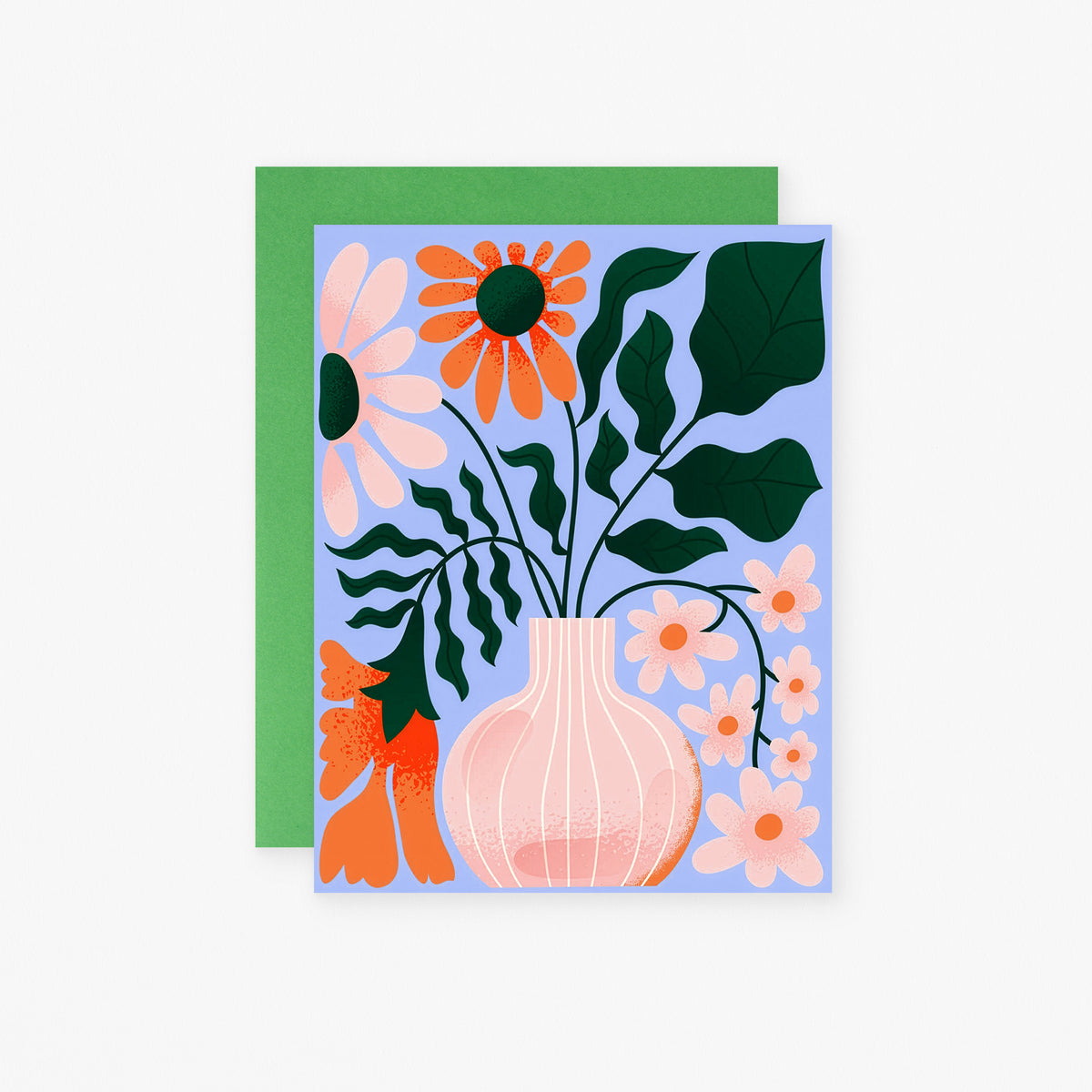 Flower Vase Greeting Card