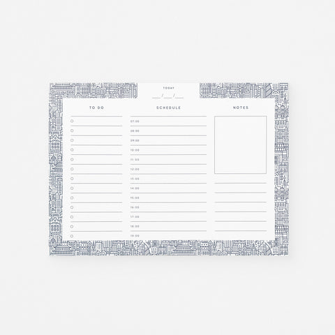 The City Works Hello World Daily Desk Planner Notepad 