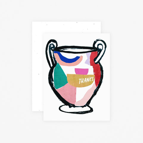 Colleen Harrington Greek Vase Thank You Card