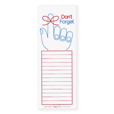Crispin Finn Don't Forget Notepad