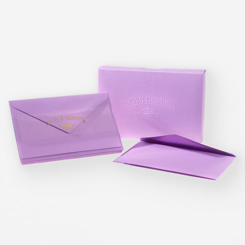 Original Crown Mill Color Vellum Flat Note Cards Boxed | 6 Colors