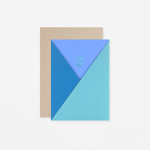 Dear Beni Thank You Twofold Pocket Greeting Card 