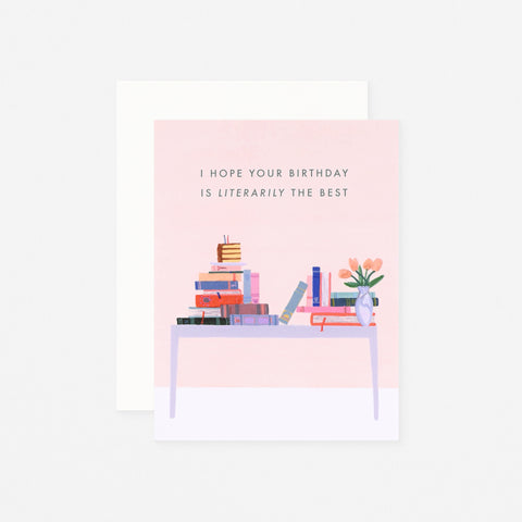 Dear Hancock Literarily The Best Birthday Card 