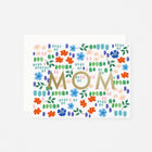 Dear Hancock Mom Paint Strokes + Flowers Mother's Day Card