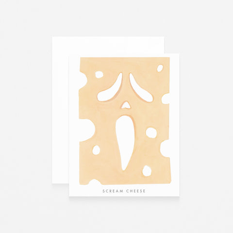 Dear Hancock Scream Cheese Halloween Card 