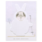 Dear Hancock Ski-sons Greetings Bunny Holiday Card 