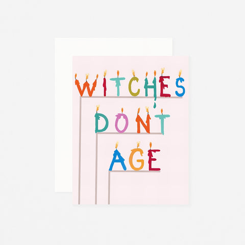 Dear Hancock Witches Don't Age Greeting Card 