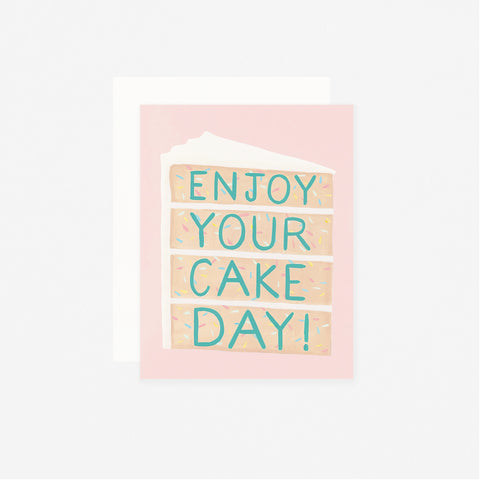 Dear Hancock Enjoy Your Cake Day! Birthday Card