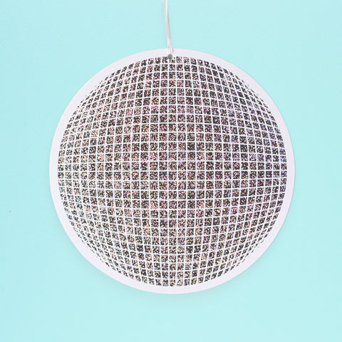 Inkello Disco Ball Holographic Birthday Card 