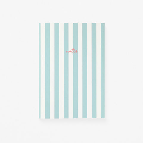 Fin Studio Fin Studio Striped Notebook | 9 Colors Mint