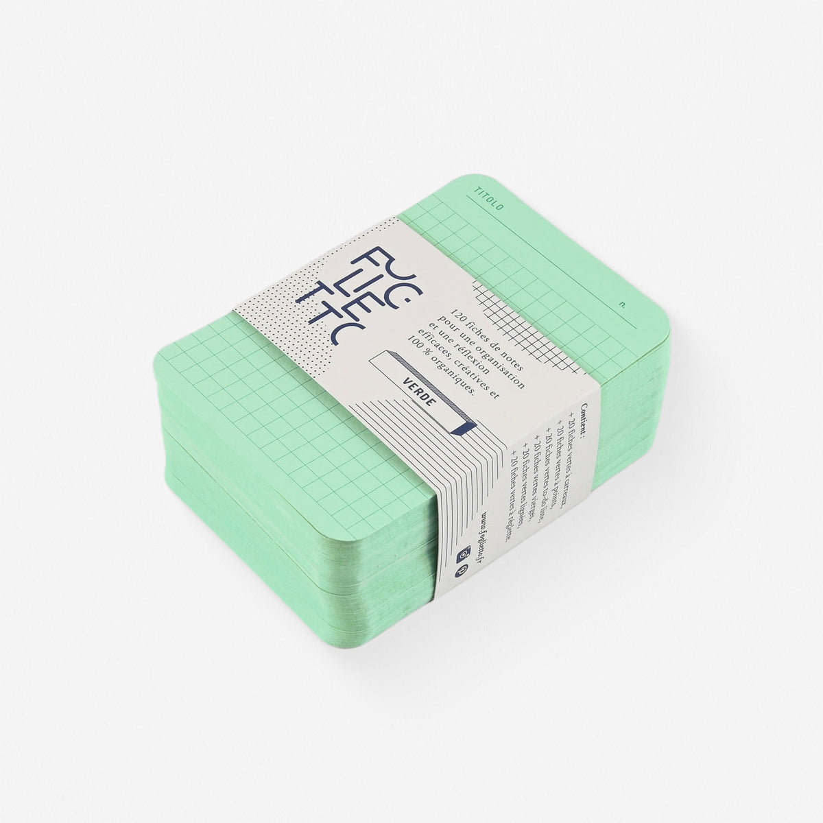 Assorted Formats Memo Cards A7 Green