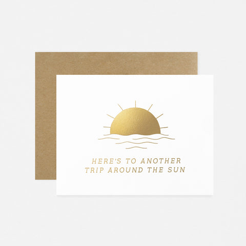 Hello Paper Co. Trip Around The Sun Birthday Card