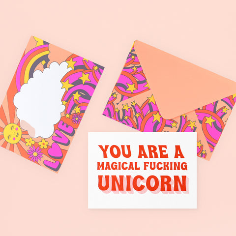 Imogen Owen Magical Unicorn Greeting Card 