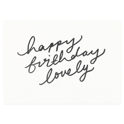 Katie Leamon Happy Birthday Lovely Greeting Card