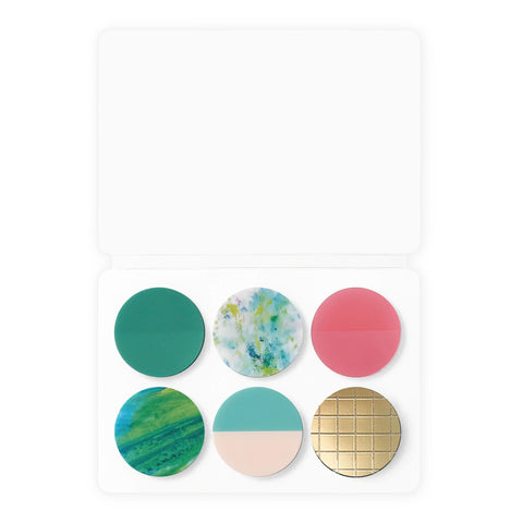 Hitotoki Coffret Film Stickers Circle | Two Color Palettes