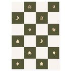 Kinshipped Checkerboard Christmas Holiday Cards Boxed