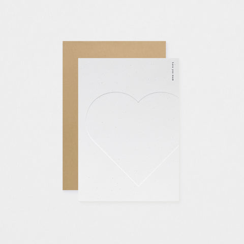 Kinshipped I Love You Mum Embossed Mother's Day Card 