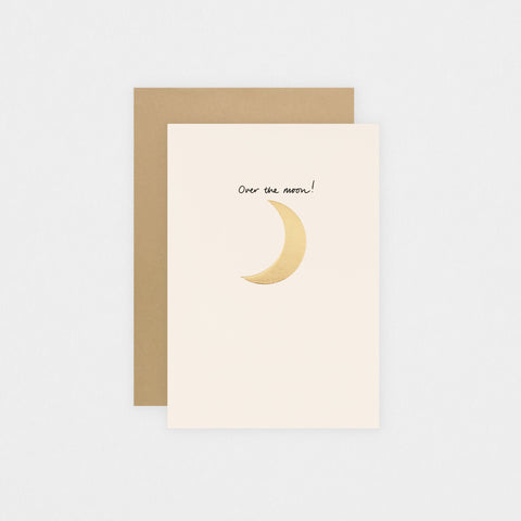 Kinshipped Over The Moon Greeting Card