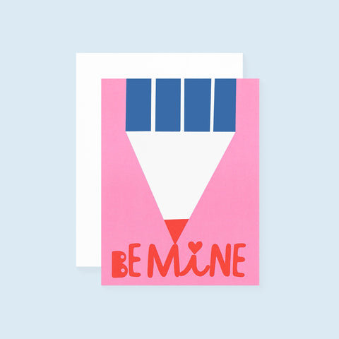 Lisa Congdon Be Mine Valentine's Day Card 