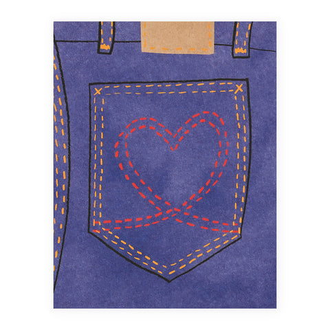 Lisa Jones Studio Hot Pants Greeting Card