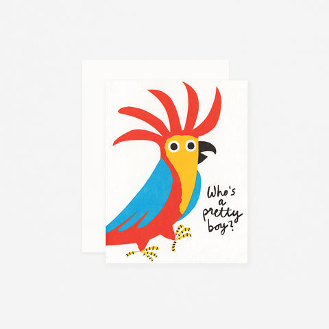 Lisa Jones Studio Parrot Greeting Card