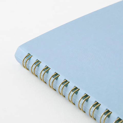 Midori Soft Color Dot Grid Ring Notebook Blue A5