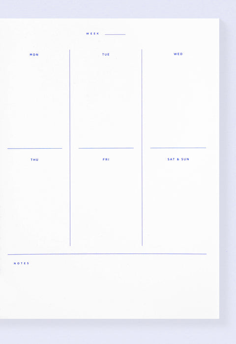 Moglea Circus Hand-Painted Weekly Planner 