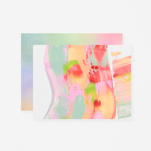 Moglea Hale Hand-Painted Folded Thank You Cards 