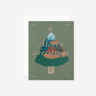 Moglea Moglea Merry Tree Hand-Painted Christmas Cards Boxed