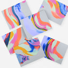 Moglea Supernova Hand-Painted Folded Note Cards Boxed