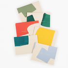 Moglea Holiday Shape Hand-Painted Cards Boxed 