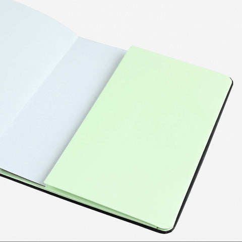 Mossery Black Speckle Refillable Notebook