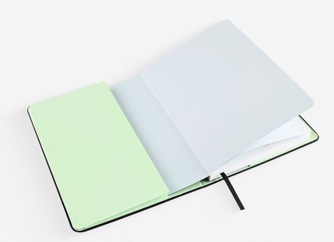 Mossery Black Speckle Refillable Notebook