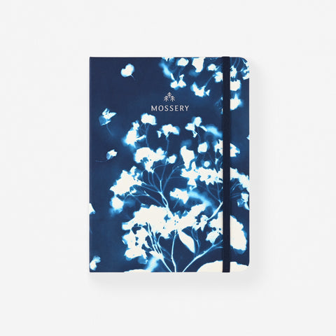 Mossery Sunprint Hydrangea Refillable Notebook