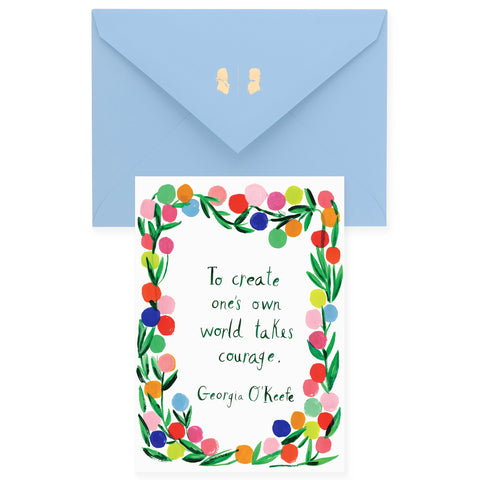 Mr. Boddington's Studio Georgia's Courage Greeting Card