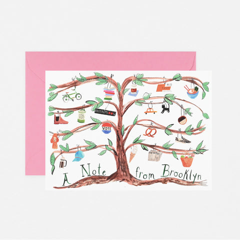A Tree Grows in Brooklyn Greeting Card