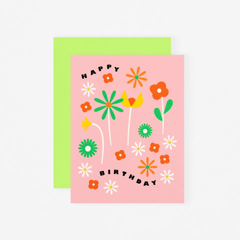 My Darlin' Happy Birthday Fleurs Greeting Card 