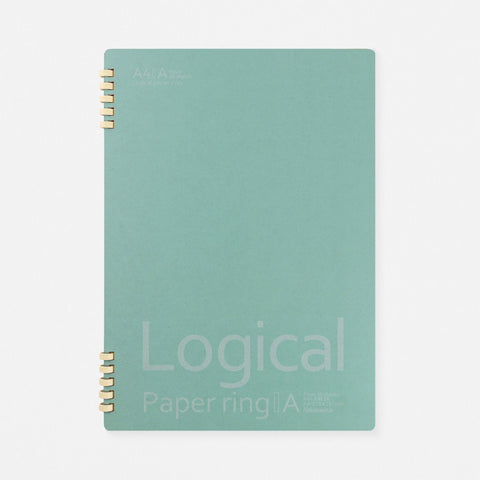 Nakabayashi Logical Prime 100% Paper Ring Notebook Blue | B5 Or  A4 