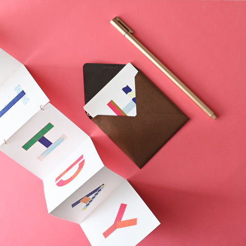 Happy Birthday Moji Accordion Greeting Card