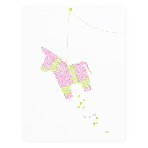 Pancake & Franks Piñata N° 174 Birthday Card