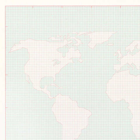 Paperways Desk Notepad World Map A4 