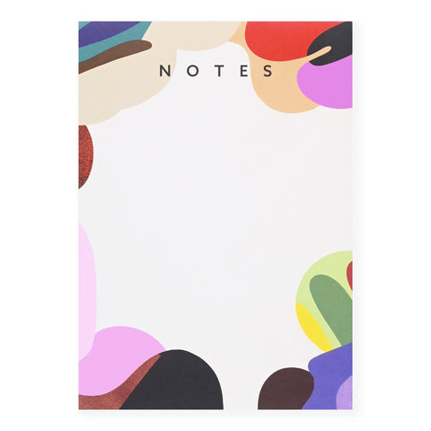 Pavilion Assemblage Abstract Art Large Notepad